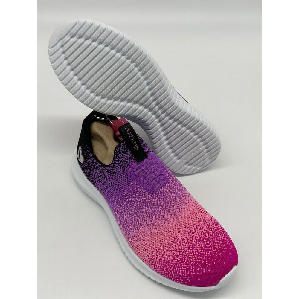 Skechers Stretch Fit Air-Cooled Memory Foam Size‎ 4 Kids 302259L/BKMT